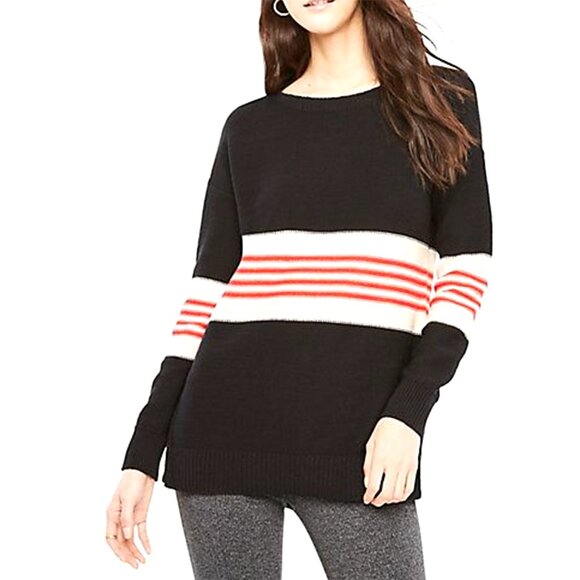 Ann Taylor Sporty Stripe Sweater - Picture 1 of 10